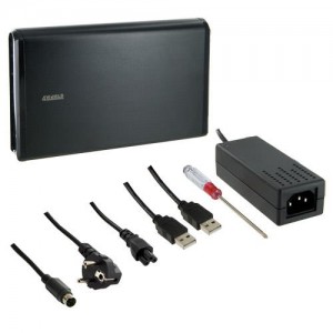 Carcasa aluminiu pentru HDD 3.5" SATA, USB2.0, RACK, SERTAR, 4WORLD 05297